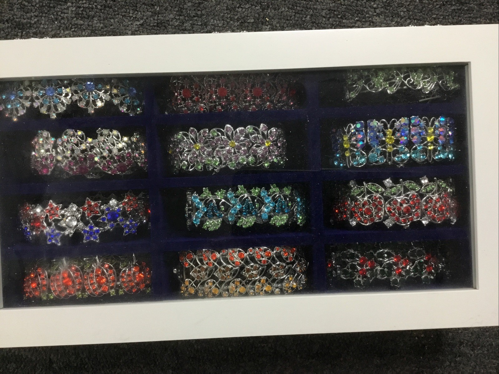 Willabee and Ward Sparkling Seasons Crystal Bracelets with Display Case