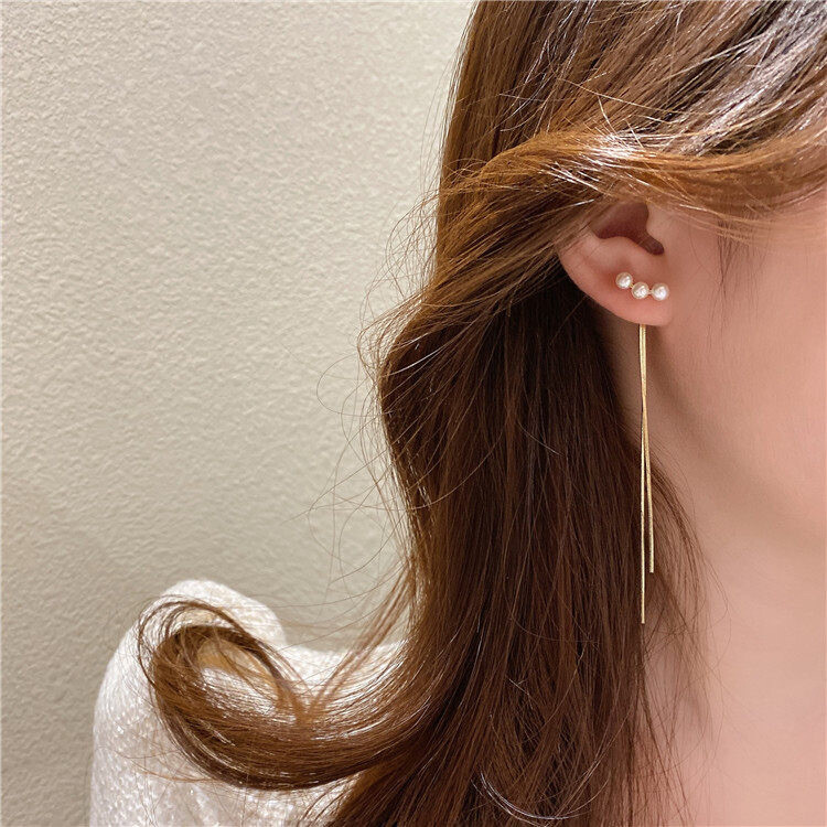 Double-sided Pear | Front-Back Pearl Earrings | Beautiful and Classic in Style