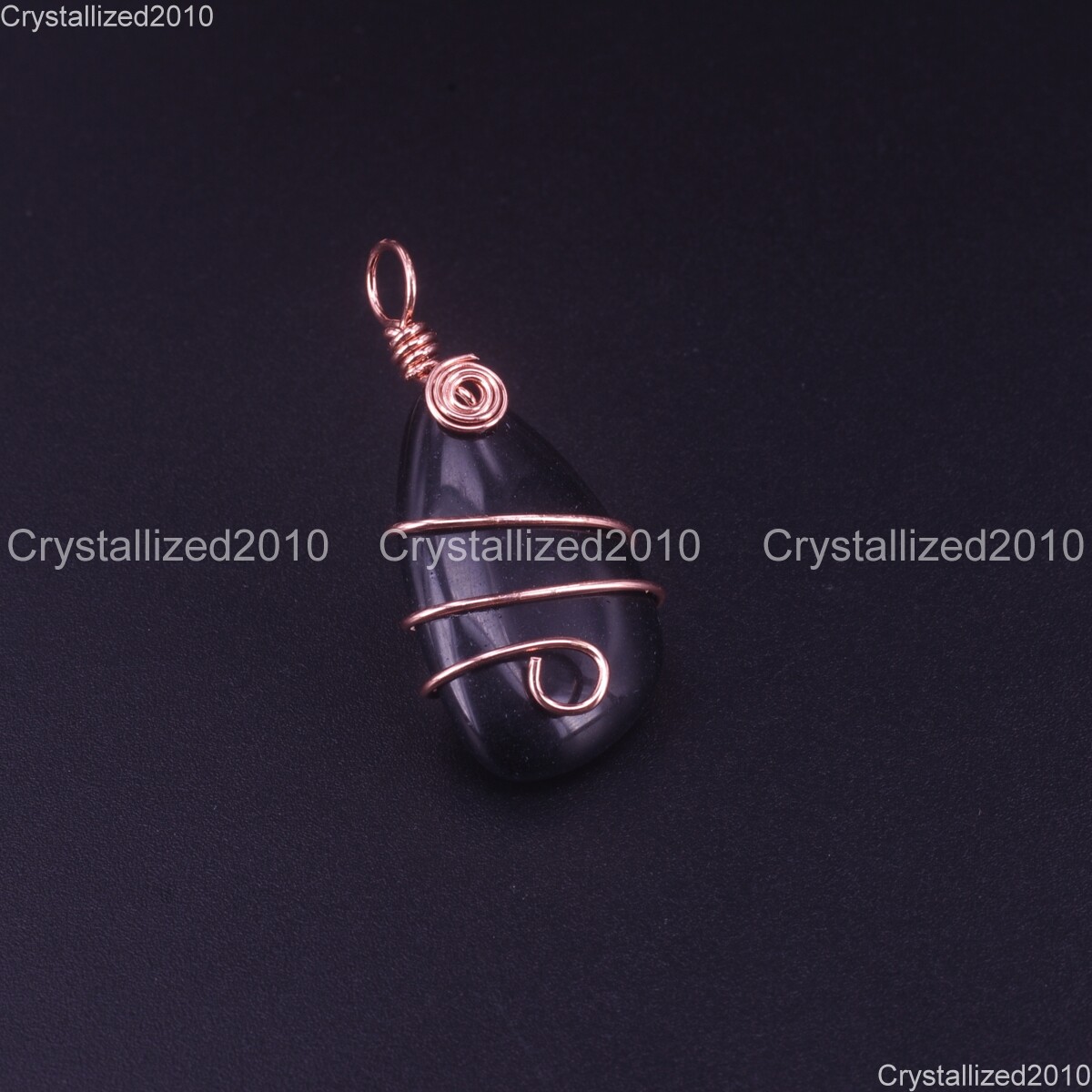 Natural Gemstones Teardrop Drop Handmade WireWrap Healing Reiki Beads Pendant