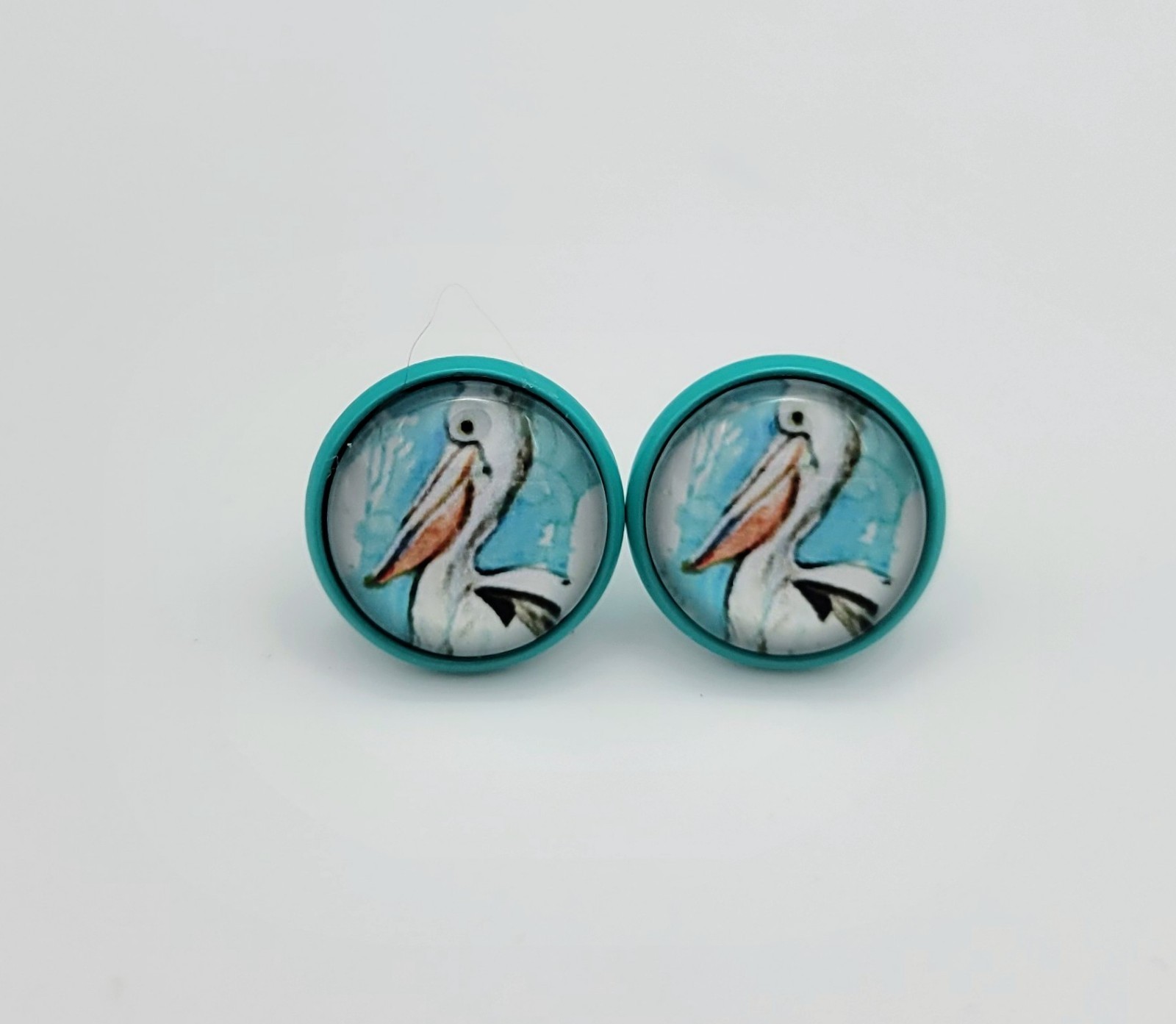 Tropical Pelican Earrings