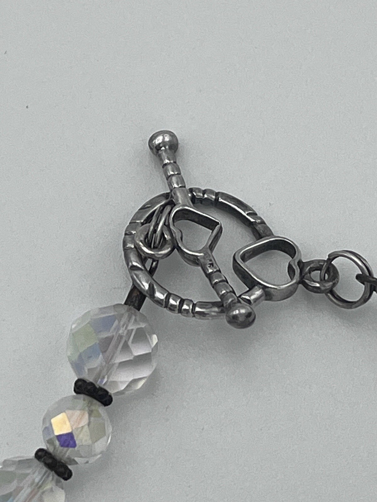 Handcrafted Glass Crystal Bracelets W/ Sterling 925 Dangle Charm Heels Penguin