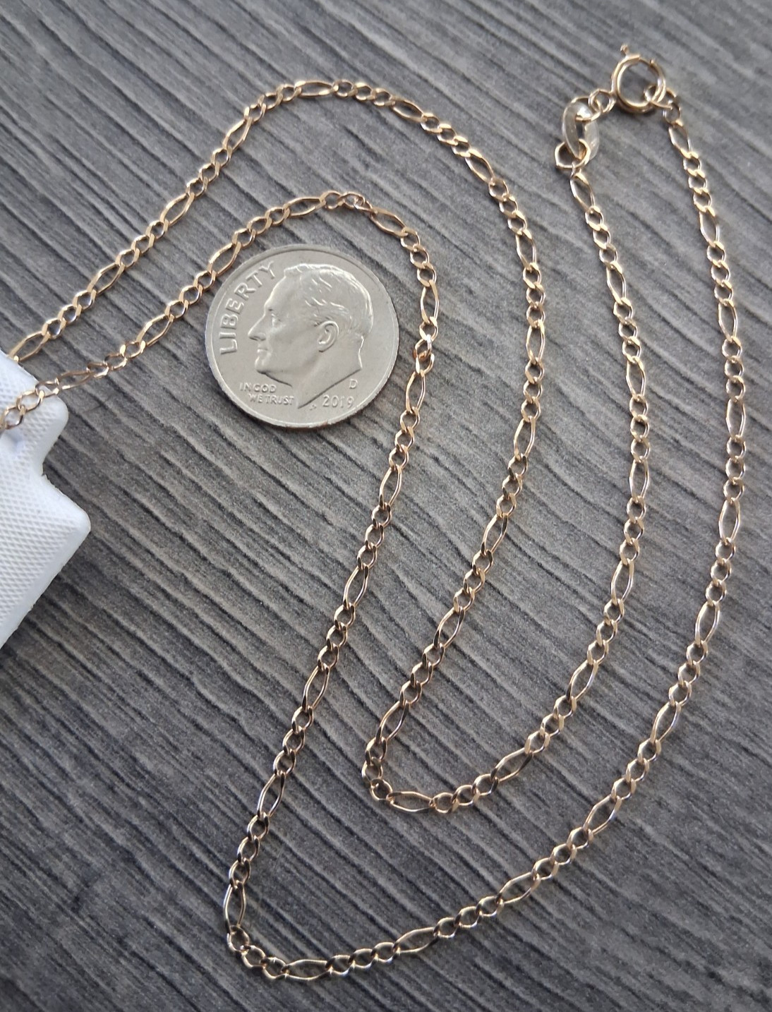 Cadena Aretes Y Dije oro 10K MX 18″ larga aretes 8.1mm set de flor gold 10K Mx
