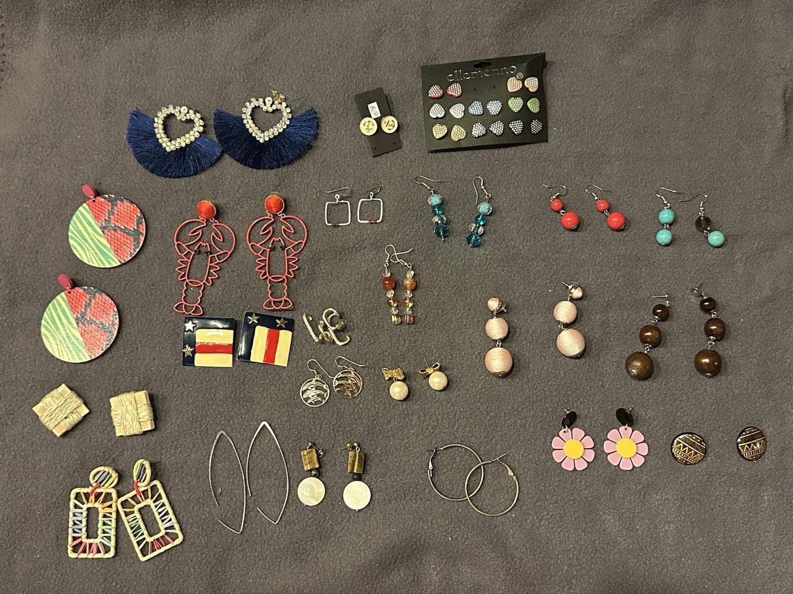 Vintage lot 30 pair pierced earrings costume jewelry bundle Sugarfix baublebar
