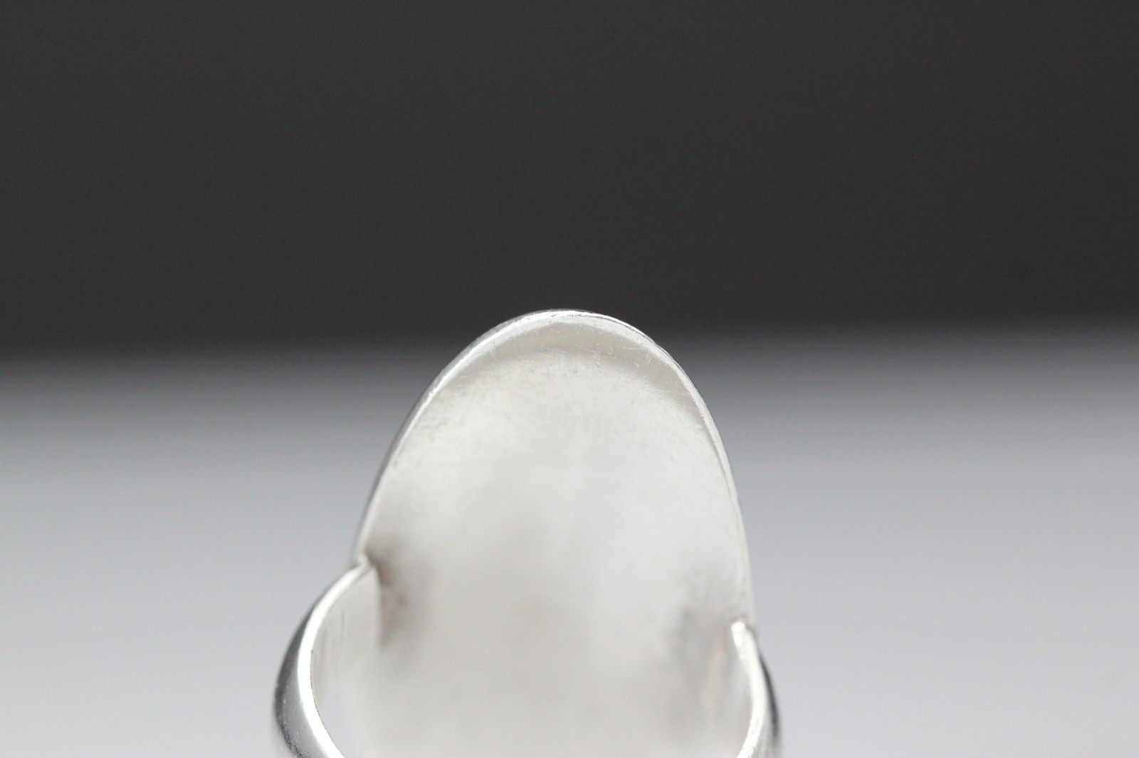 925 Sterling Silver Oblong Spiral Design Mexico Size 6.75 Ring 7 Grams (RIN9701)