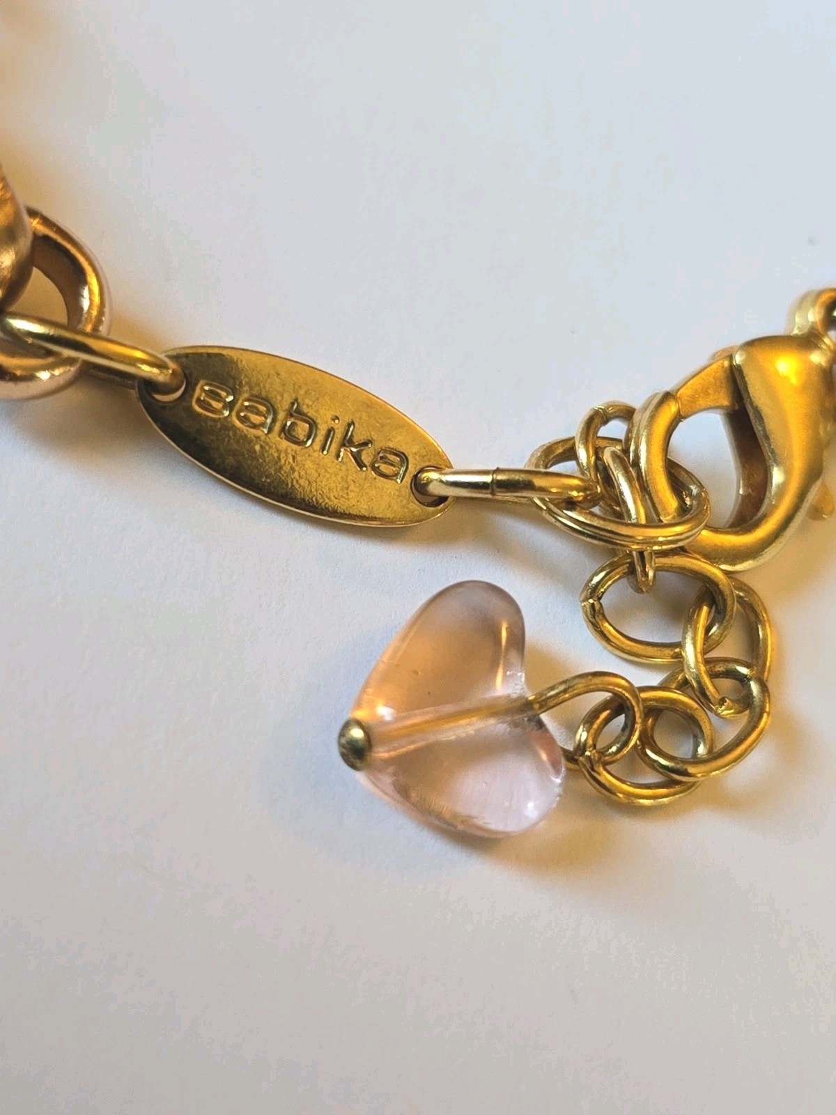 Sabika Gold Tone Bracelet Summer 2019 Adjustable 6″-8″ Rhinestone