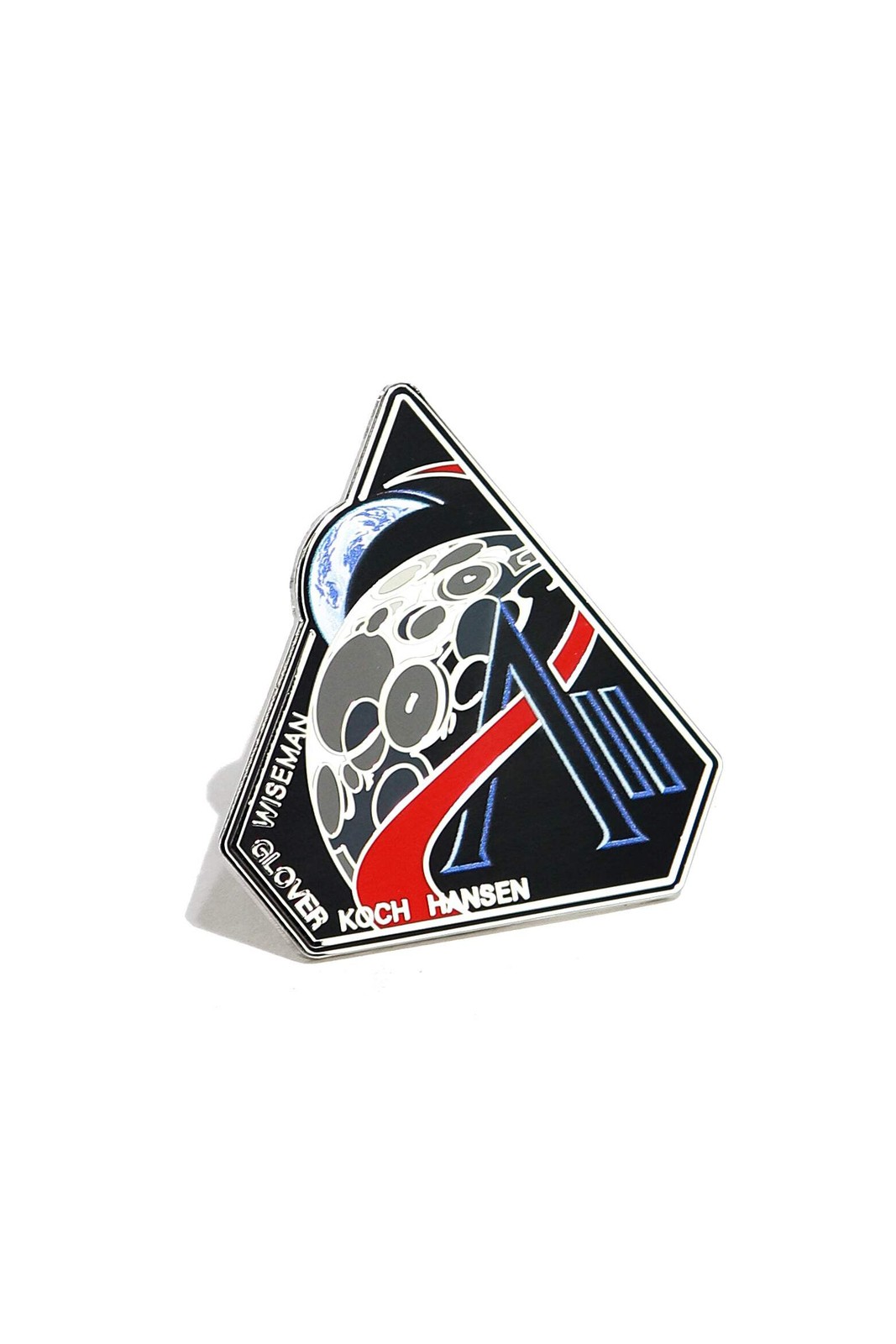 NASA Artemis II Mission Insignia Enamel Pin Metal Fashion Science Lapel Accessor