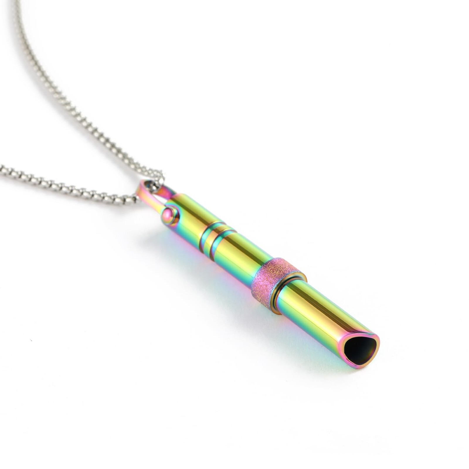 Colorous Anxiety Breathing Necklace for Meditation Mindfulness StressRelief Gift