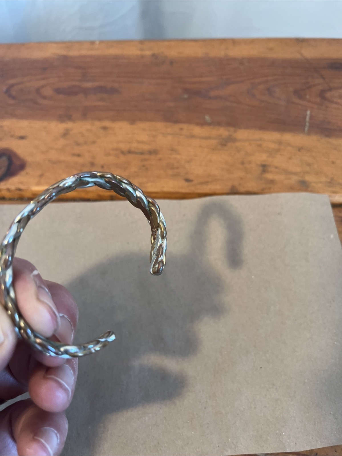 – Sergio Lub – Cuff Bracelet Non-Magnetic Mixed Metal Vintage