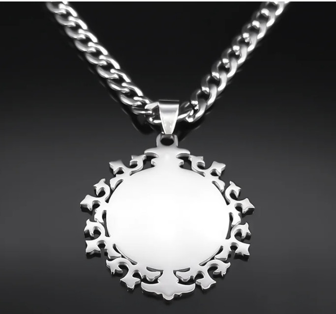 Seals of the Seven Archangels Necklace Stainless Steel Pendant Christian Saints