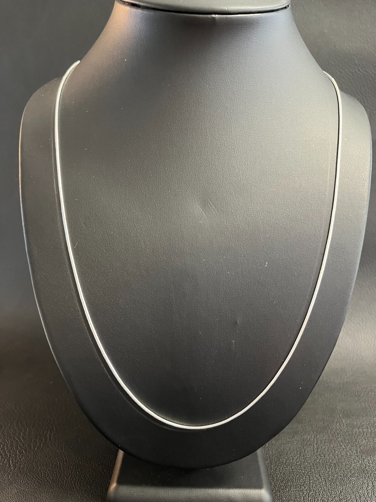 NICE STAMPED 925 SILVER PLATED 30″ NECKLACE 1MM SNAKE CHAIN FITS PENDANT