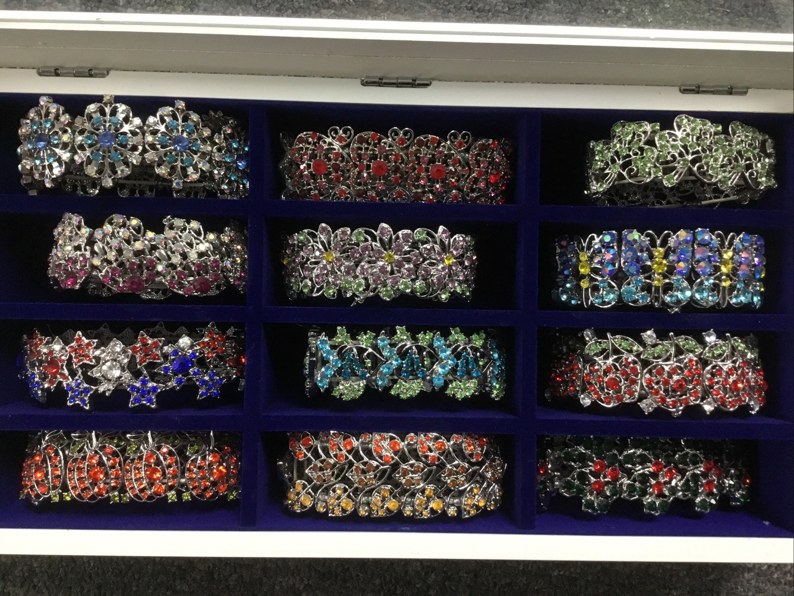 Willabee and Ward Sparkling Seasons Crystal Bracelets with Display Case