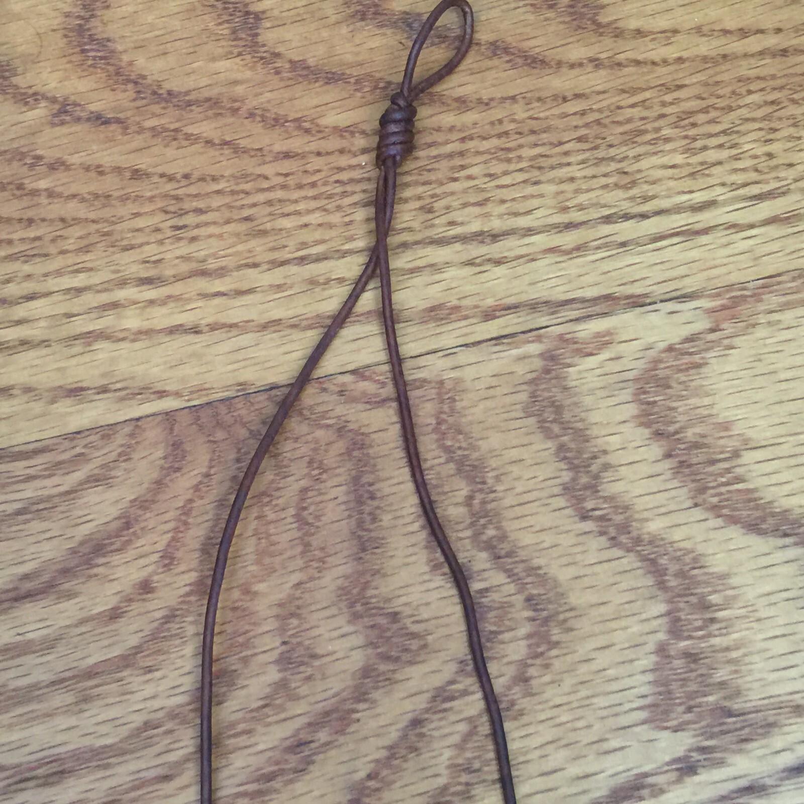 BLACK PEARL LEATHER LARIAT NECKLACE HANDMADE IN USA 10mm 35″