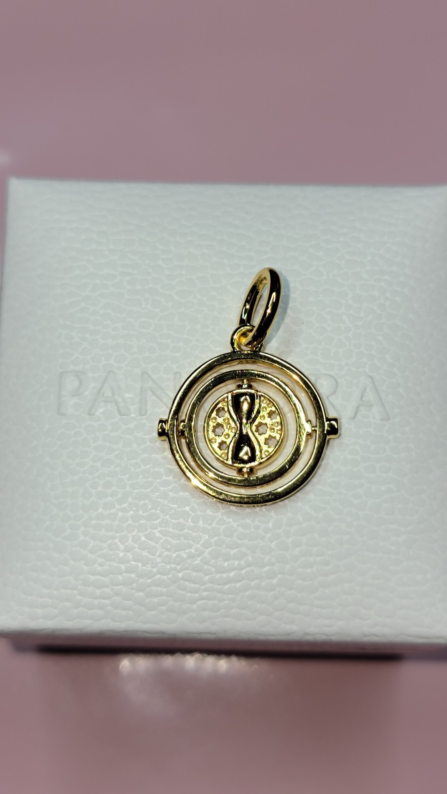 Authentic Pandora Spinning Time Turner Harry Potter Charm 369174C00 w/ Box B96