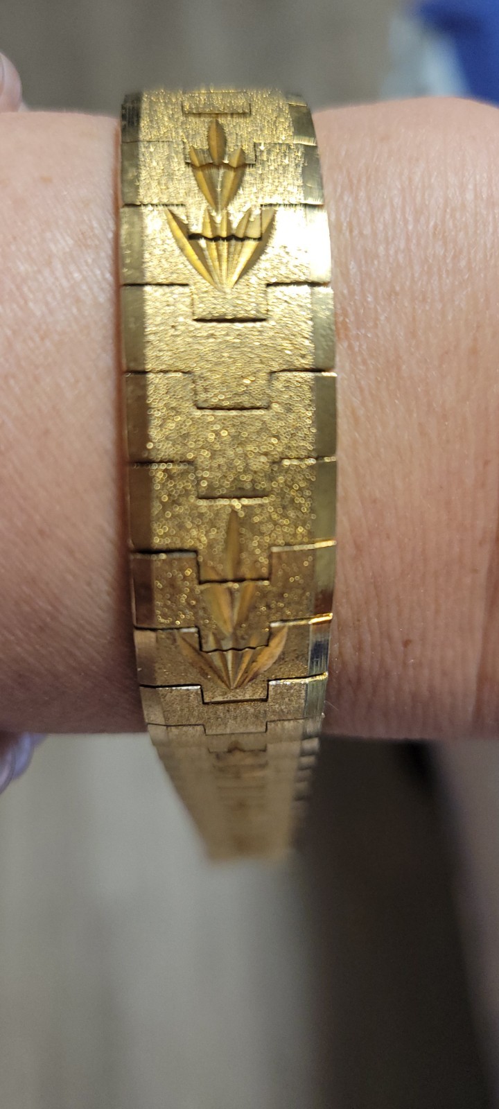 GW 14K gold-plated bracelet, 47.50g, 20cm