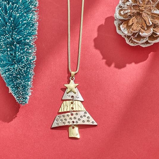 Fashion Alloy Christmas Tree Earrings Drop Dangle Women Party Jewelry New