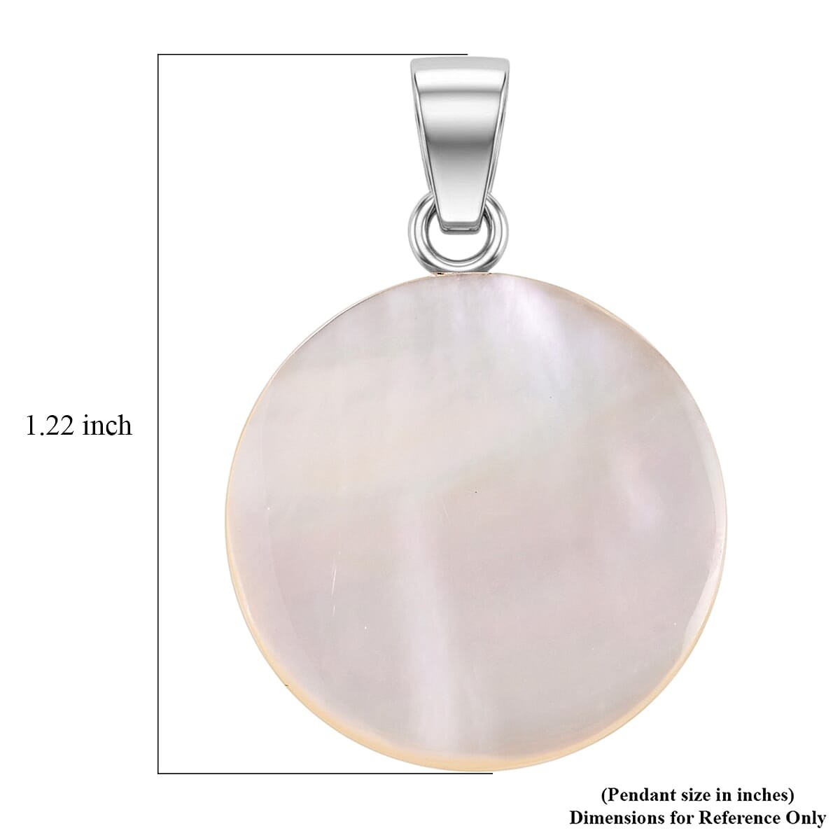 Pendant without Chain in Sterling Silver