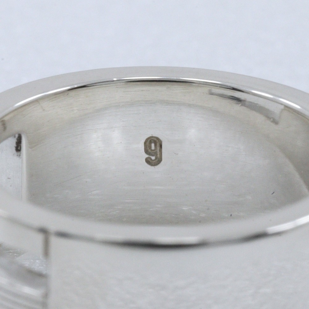 GUCCI Branded G Ring Silver925 #4.7(US Size) 6.7g unisex