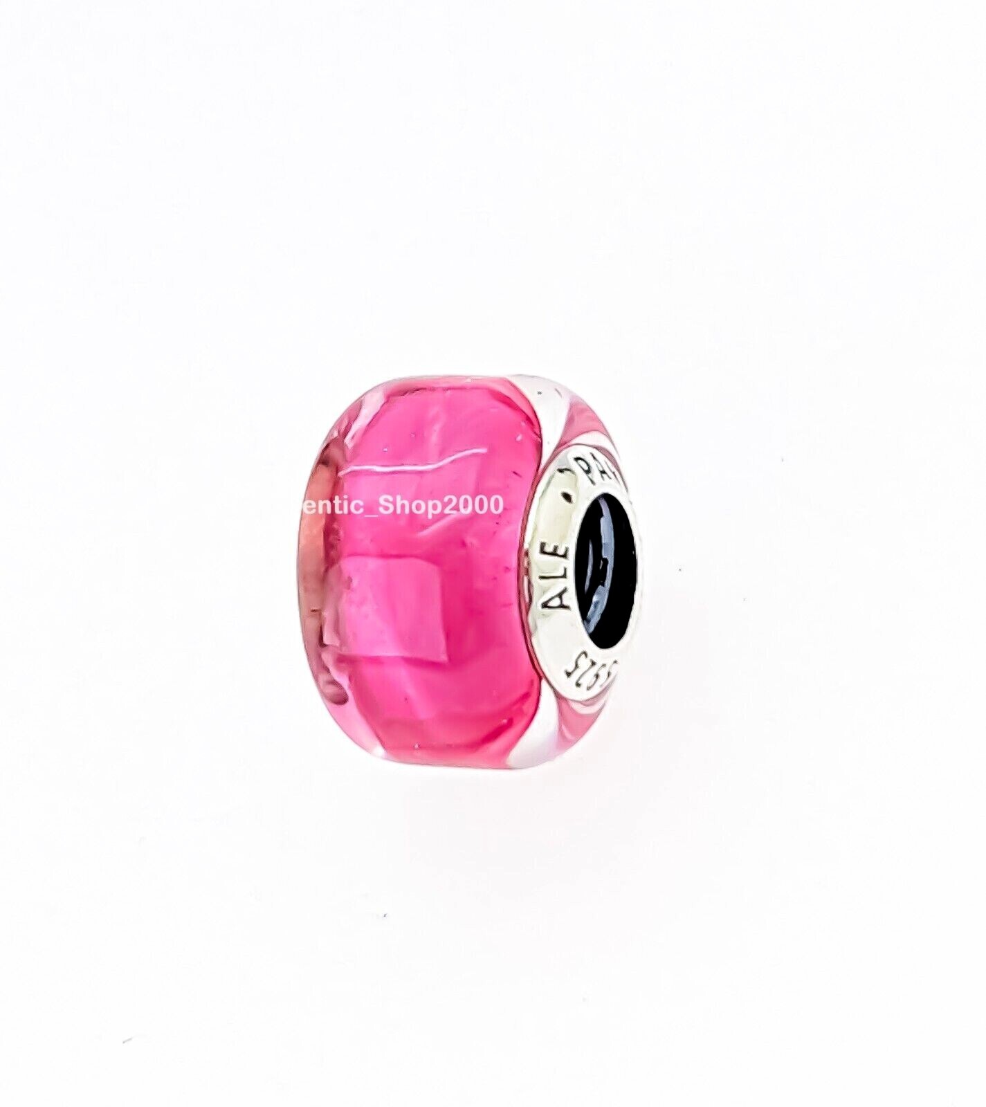 New 100% Authentic PANDORA 925 ale Pink Mini Murano Glass Charm 793107C00