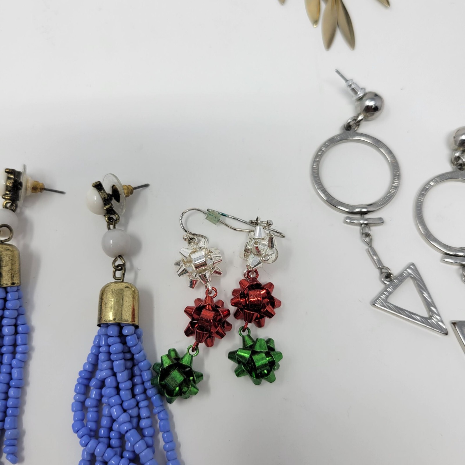 Assorted Boho & Statement Earrings Set Of 10 Pairs In Mixed Colors & Styles
