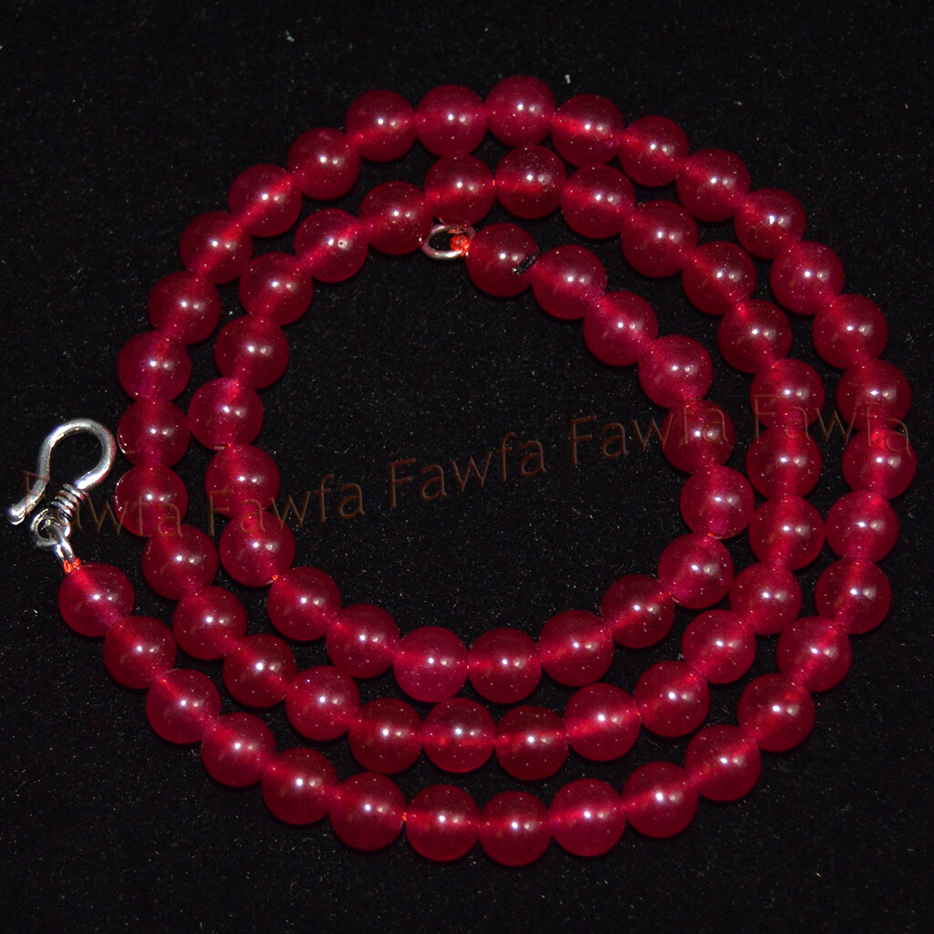 Natural 4mm jasper opal agate quartz amethyst crystal gemstone beaded Necklace