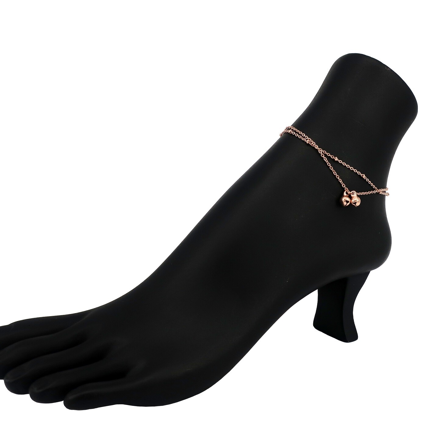 Stainless Steel Rose Gold Anklet Ankle Charm Bracelet #1