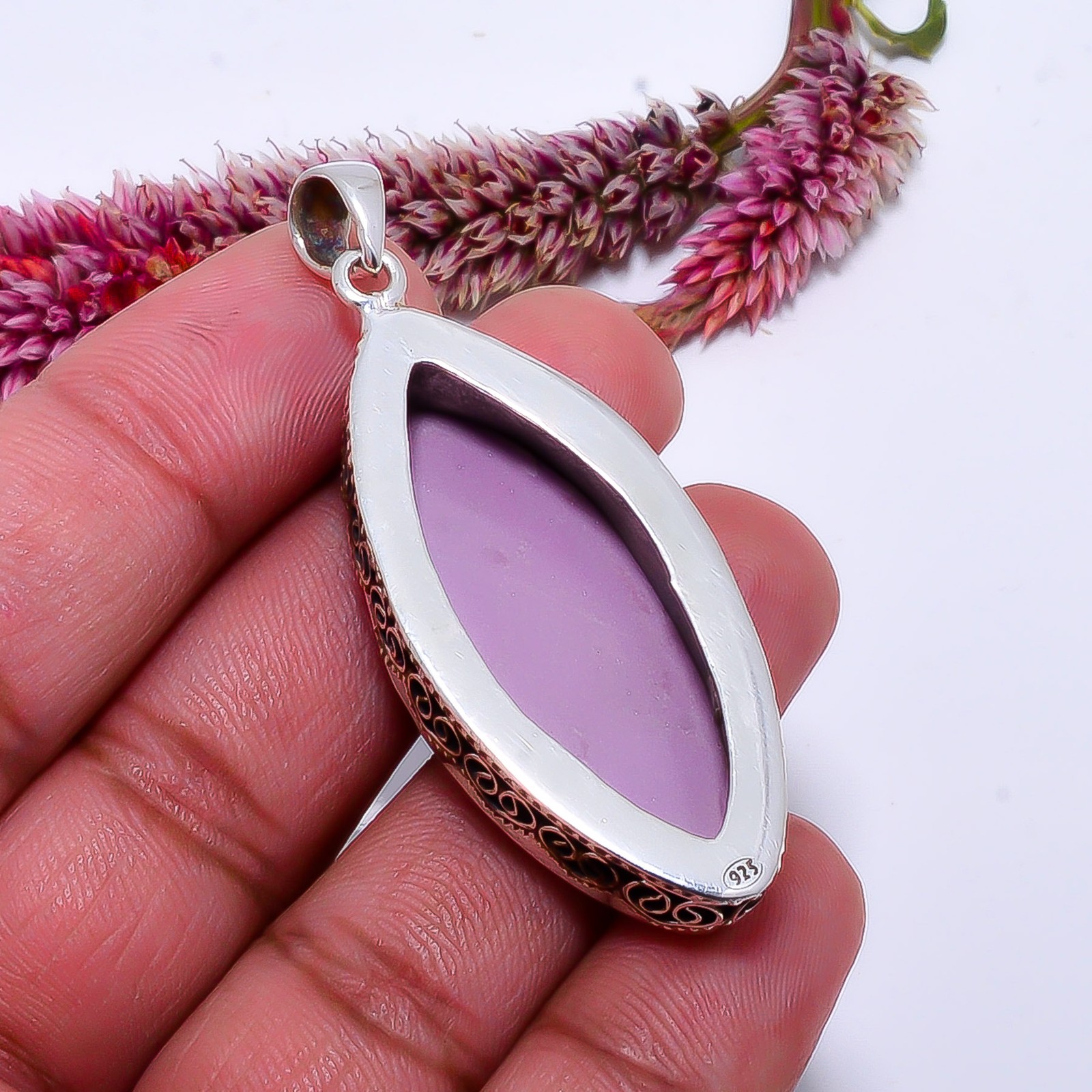 Phosphosiderite – Argentina Fine Art 925 Sterling Silver Pendant 1.79″ P67114263