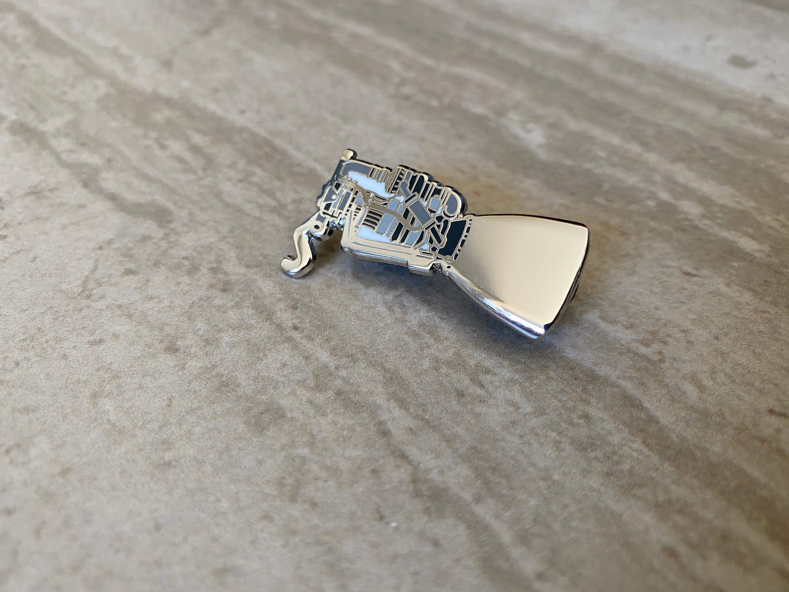 Raptor Rocket Engine Enamel Pin Metal Fashion Science Lapel Accessory
