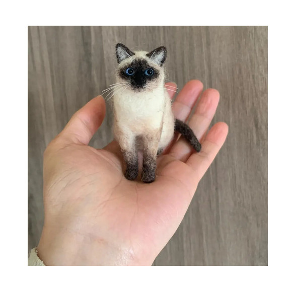 SIAMESE CAT ANIMAL KITTEN Pendant on plate 925 Sterling Silver 20″ 22″ Necklace