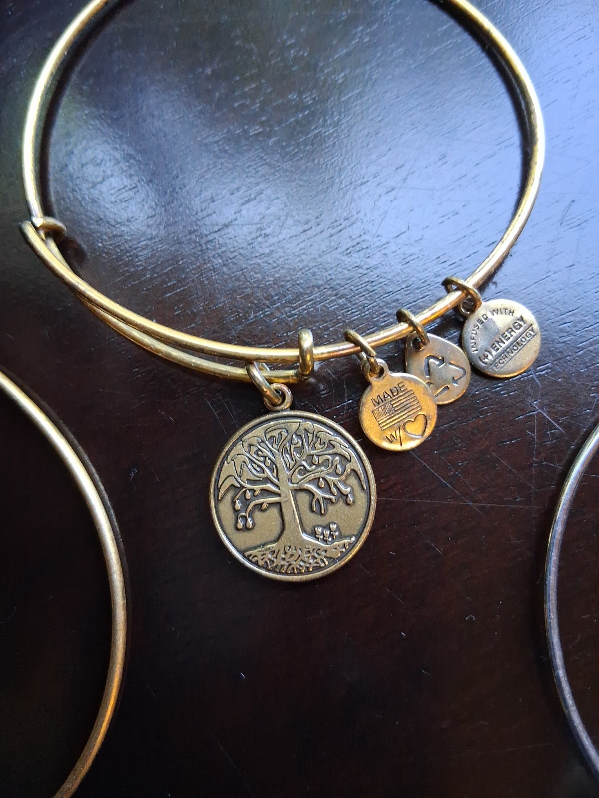 Alex & Ani, Footnote, Etc. Silver& Bronzetone, Charm Bracelet Lot Of 12 (As- Is)