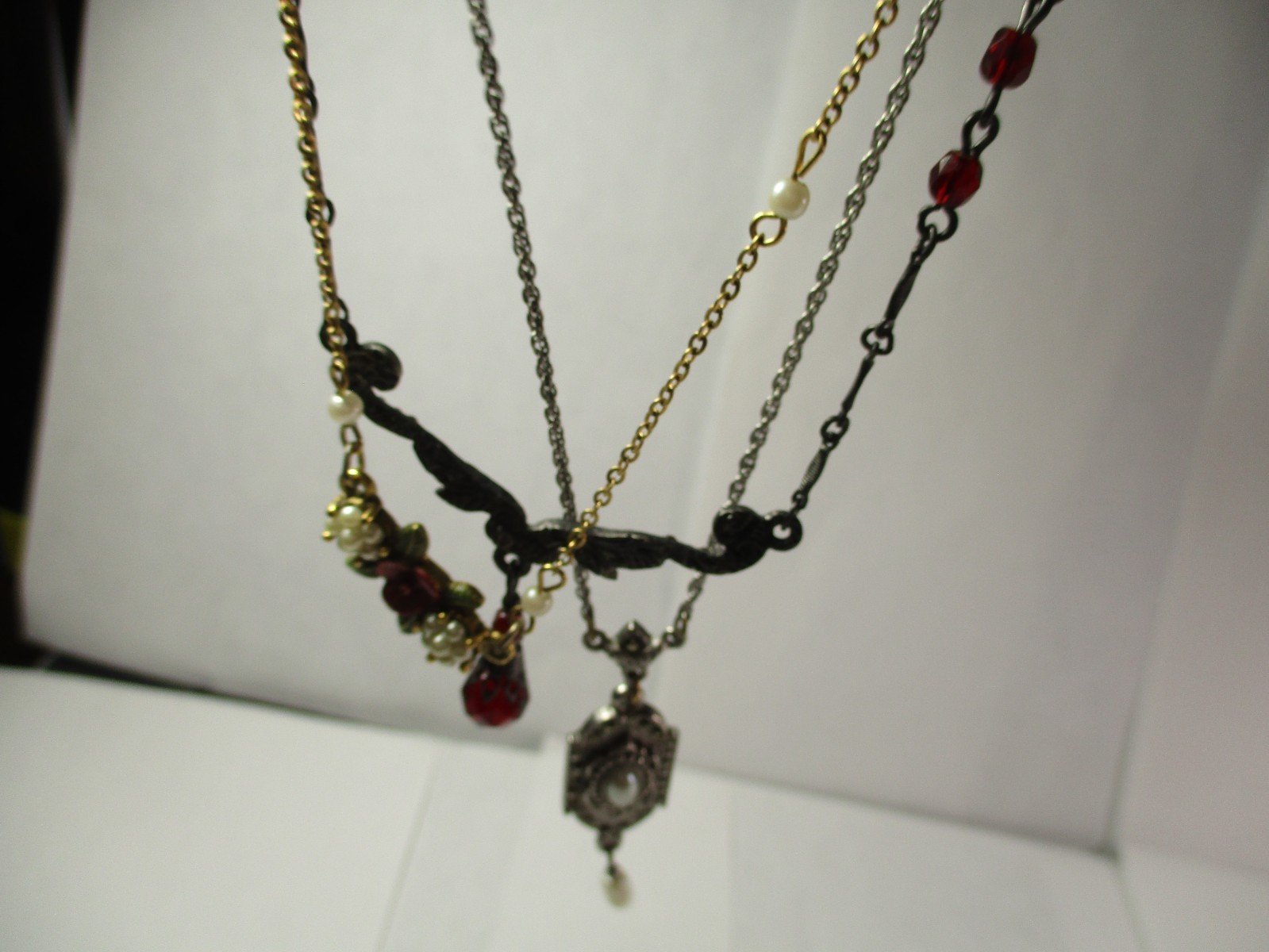 lot of 3 1928 brand necklaces vintage lot of 3 necklaces 1928 brand
