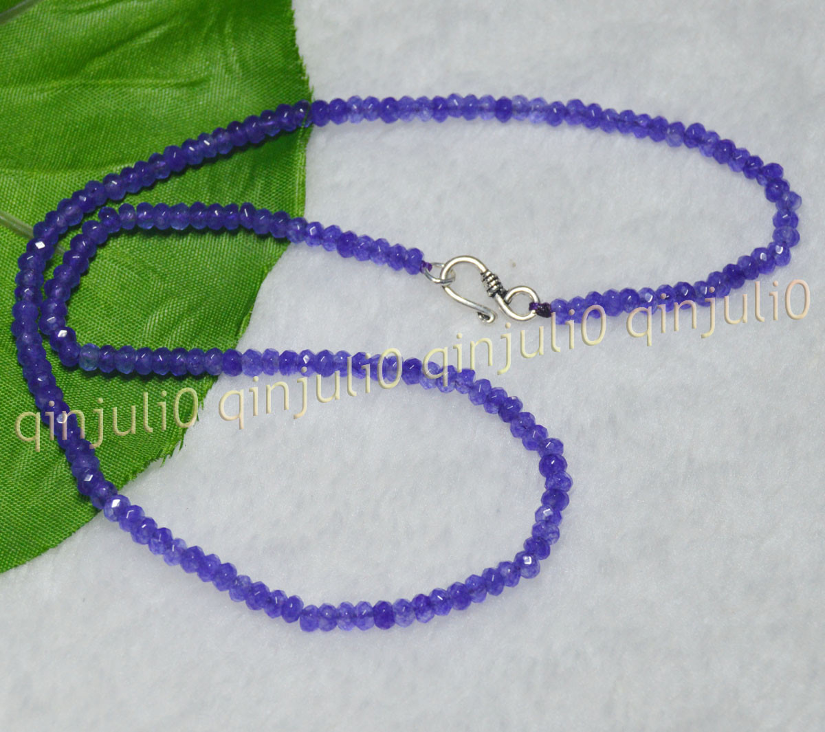 Multicolor 2x4mm Faceted Assorted Gemstones Jade Rondelle Beads Necklace 16-36”