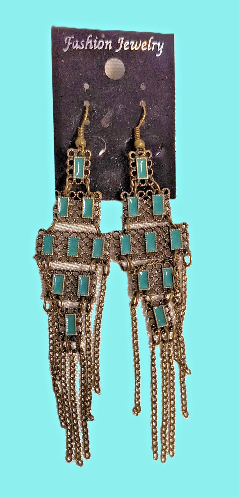 New Fashion Jewelry Women’s Chandelier Dangle Earrings Multicolor Hook Closure