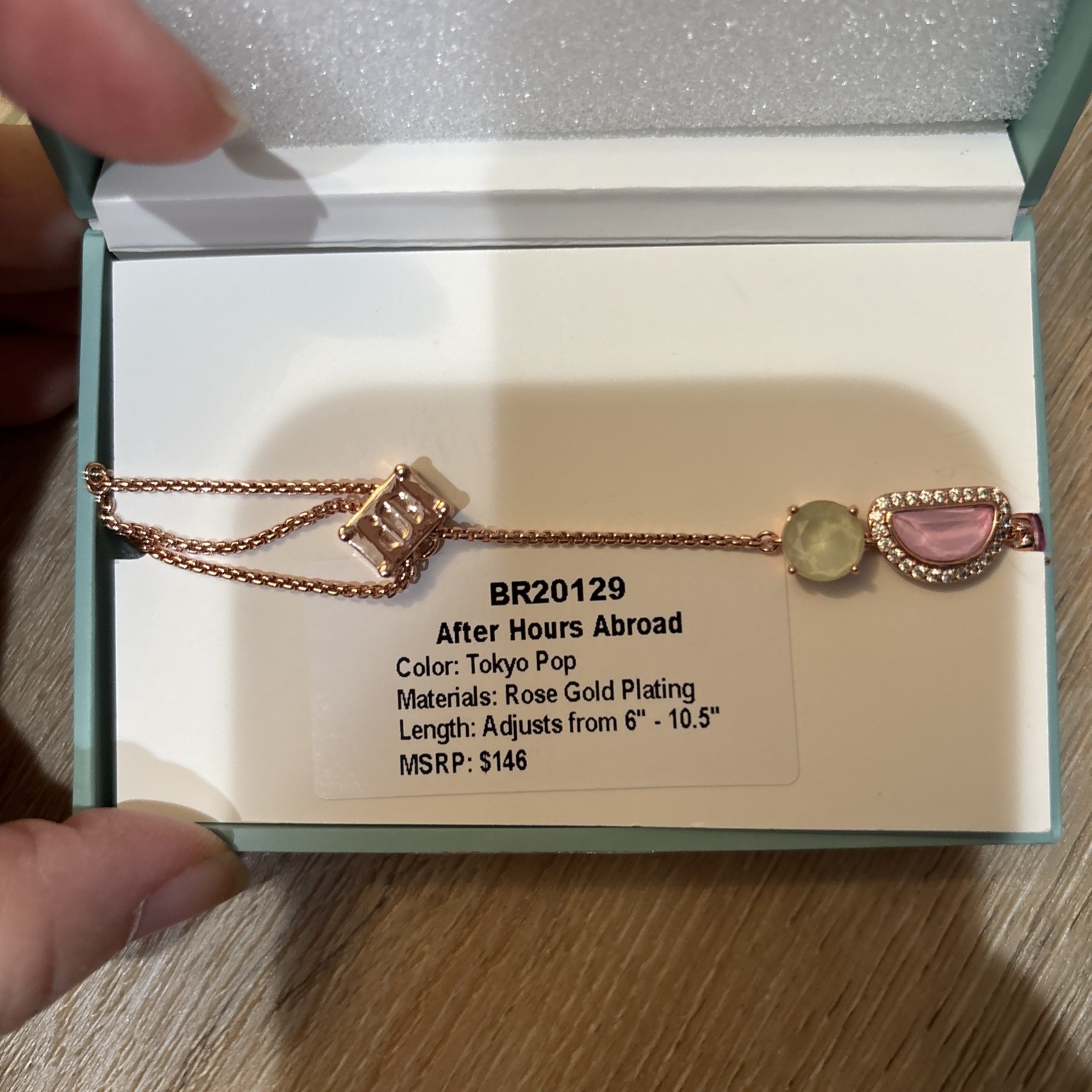 bomb Party Jewel Candy 2026 Bracelet Tokyo Pop Rose Gold Plating