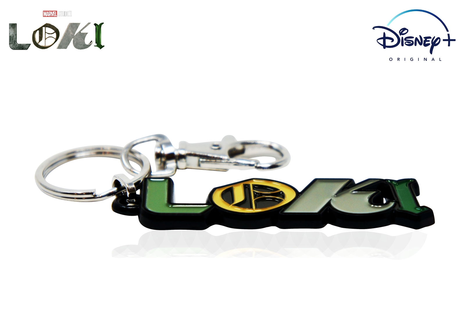LOKI Logo Keychain, Official Marvel Disney+ Exclusive Limited Edition Combo Pack