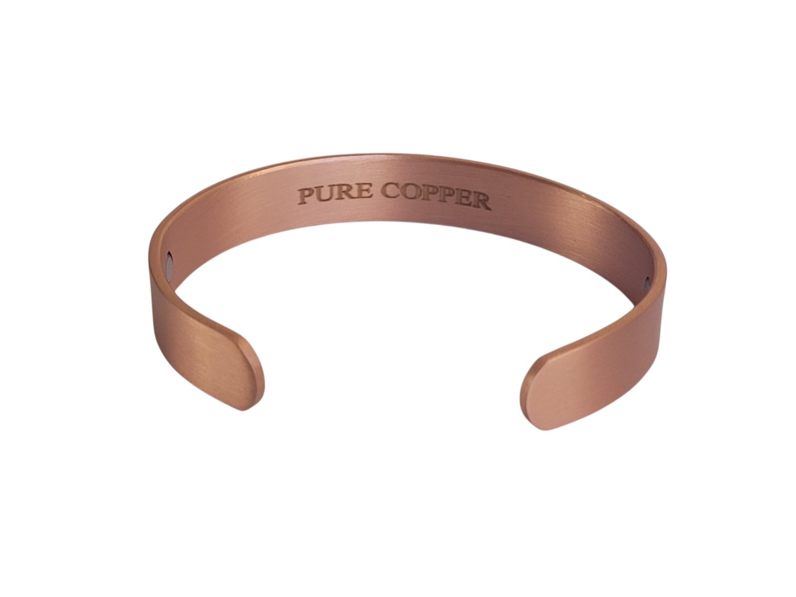 Pure Solid Copper Magnetic Bracelet Arthritis Pain Therapy 12mm Cuff Faith Cross