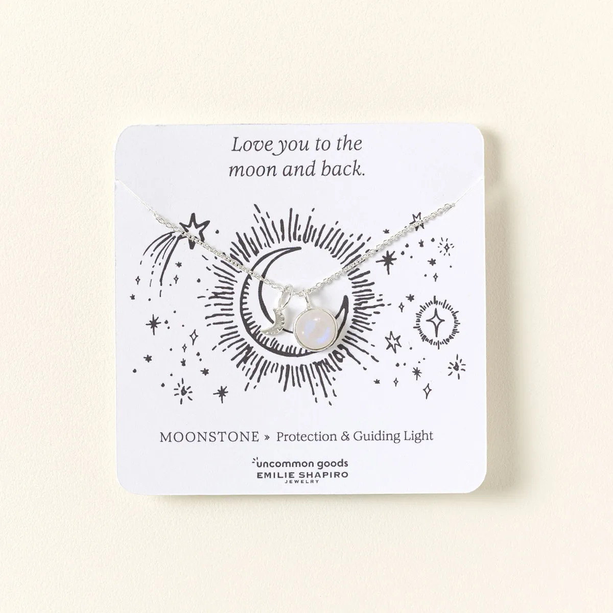 Love You to the Moon & Back Necklace-UncommonGoods|13175