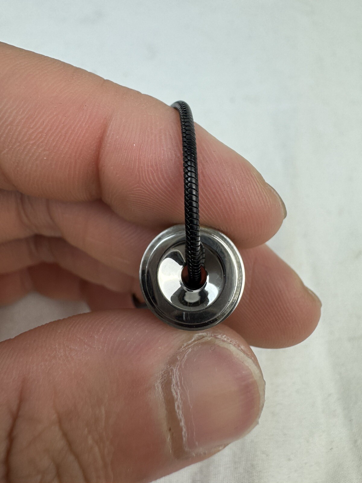 B. Tiff Circular Pendant w/ 26” Chain