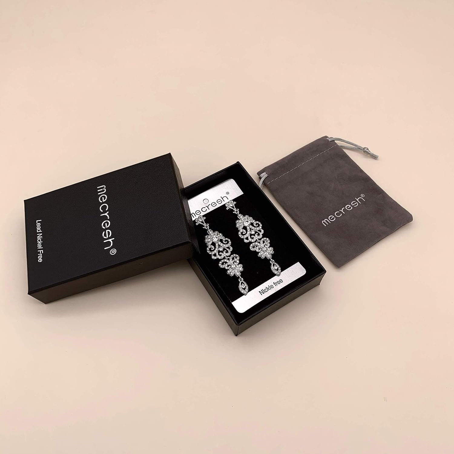 Gold/Silver Rhinestone Chandelier Wedding Bridal Dangle Earrings