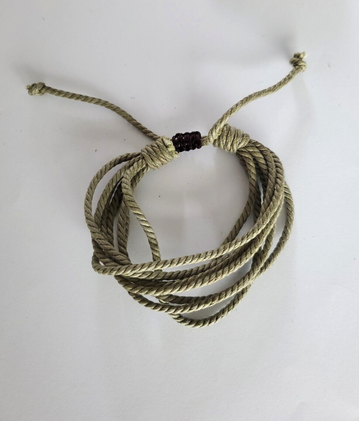 Leather And Cotton Bracelet Set