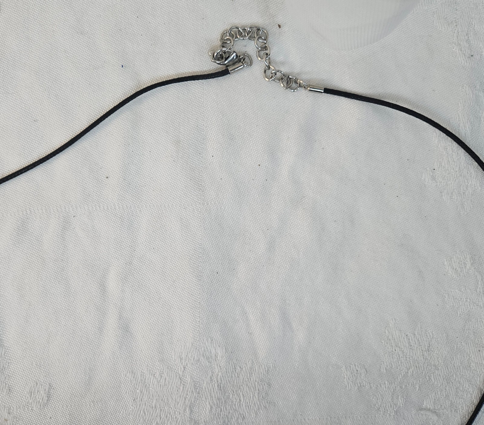 Silvertone Big TASSLE Pendant Fashion Necklace