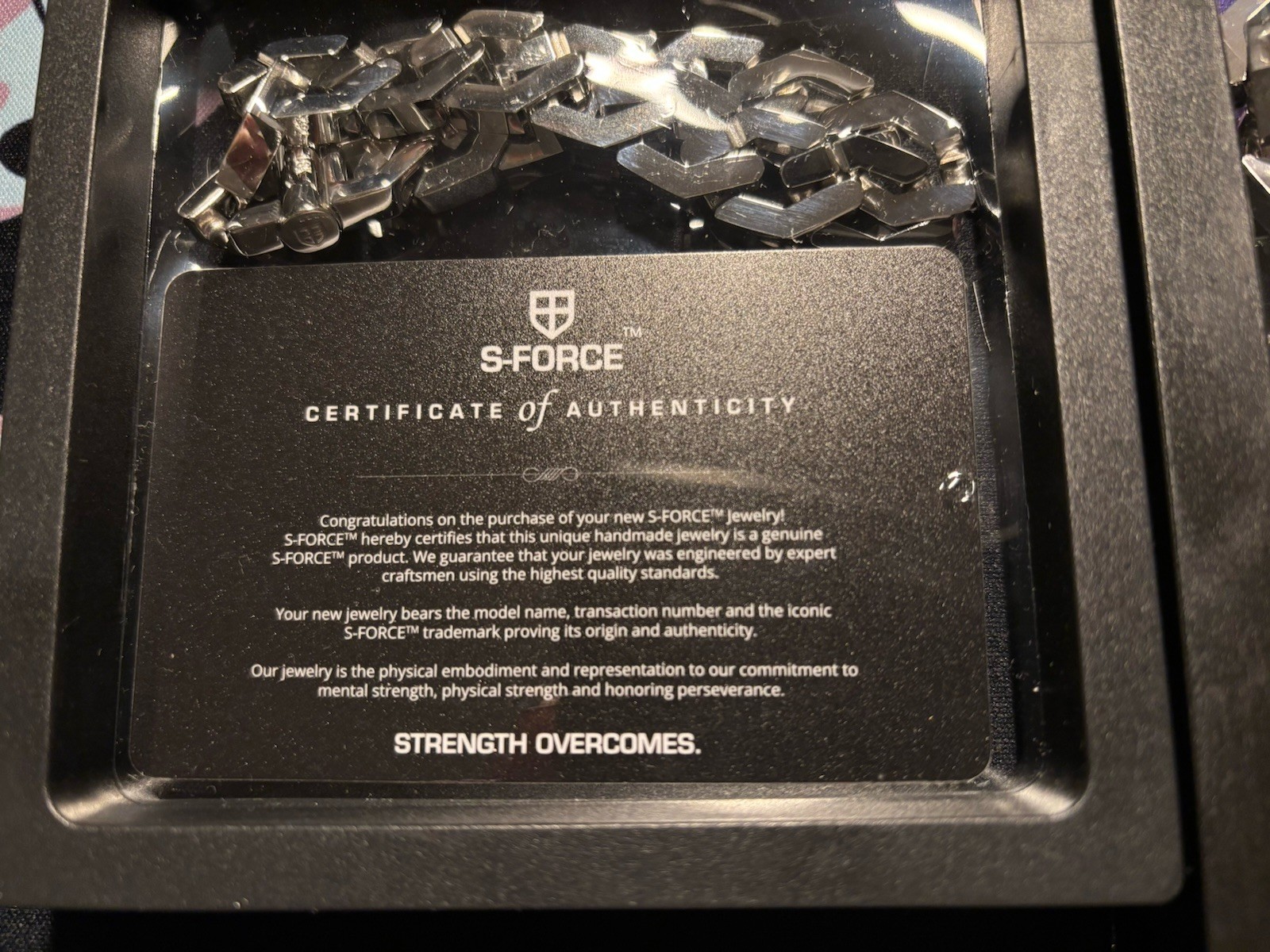 S-Force Titan Chain Necklace and Bracelet (Limited)
