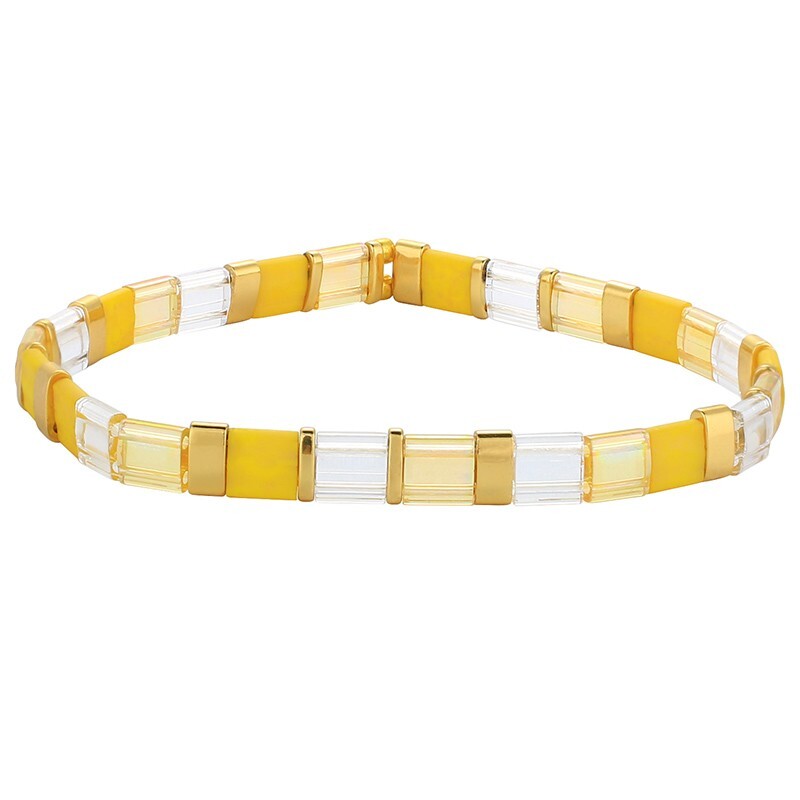 Tila Miyuki Beads Bracelets Colorful Strand Stretch Bracelets