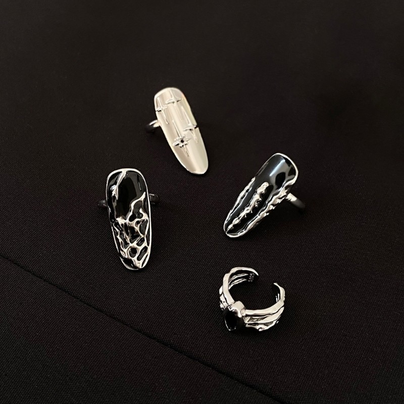 Nail Ring Opening Irregular Fingertip Ring Fingernail Jewelry