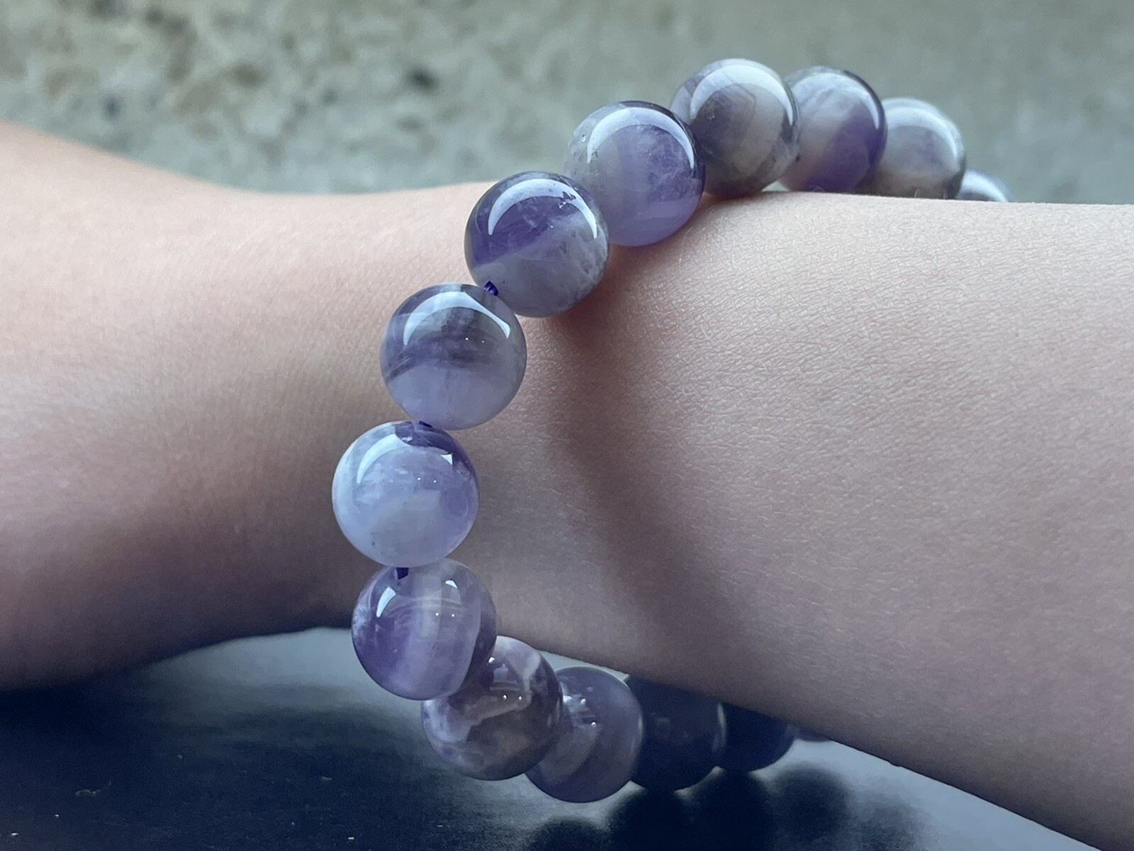 Fantasy Amethyst Beads Bracelet 11.3mm