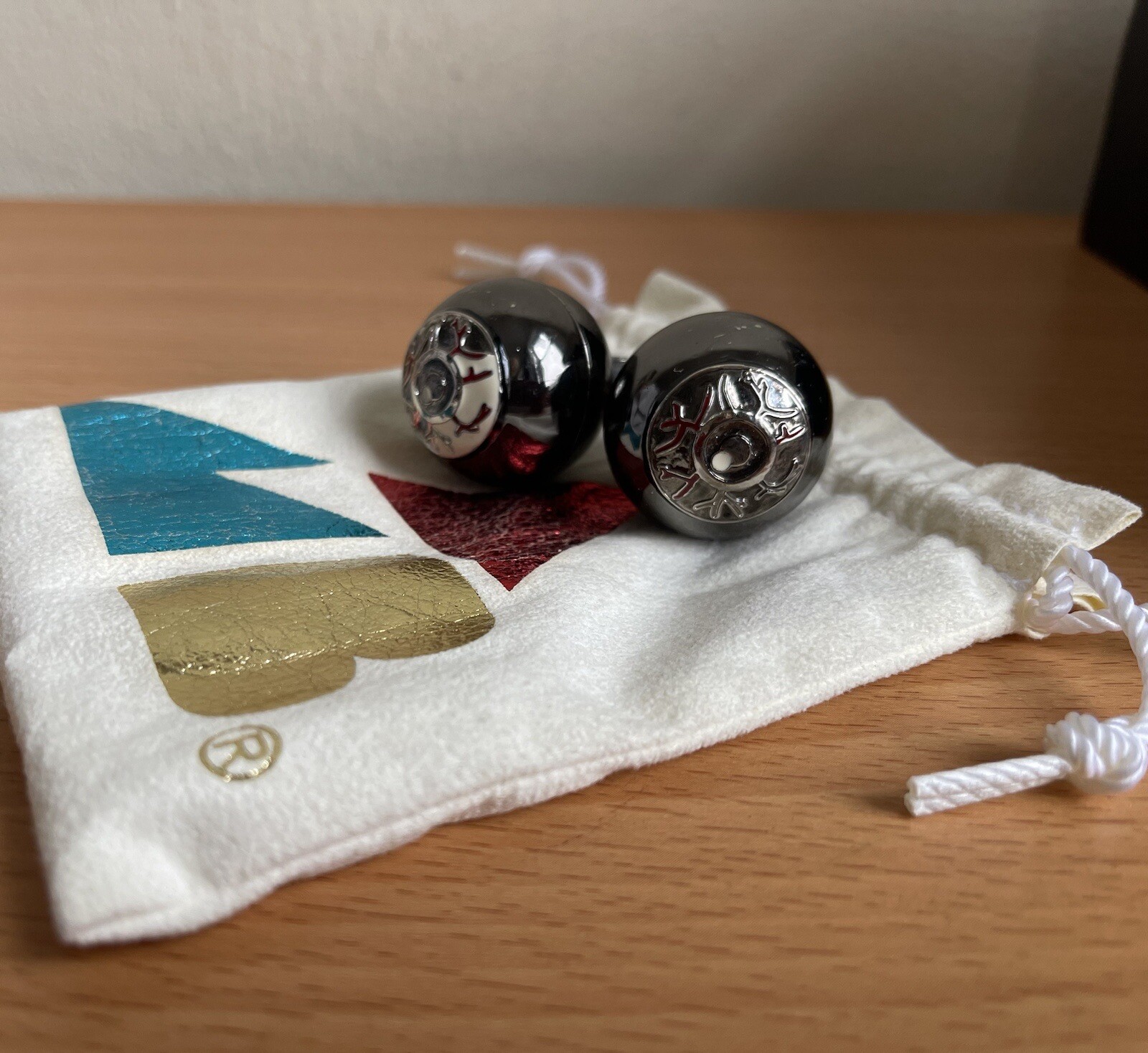 AMBUSH OVERSIZED EYE GOT BALLZ EYEBALSS DOUBLE RING SIZE 7