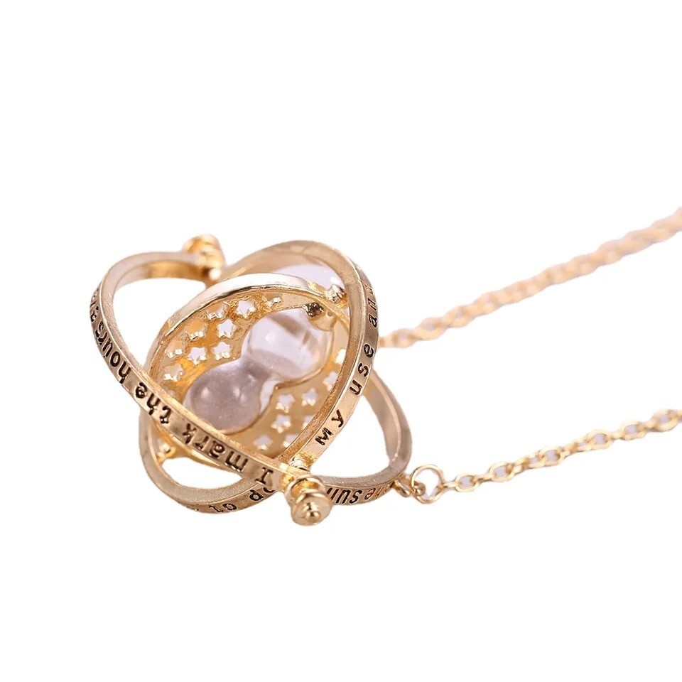 Time Turner Necklace Hourglass Inspired by Harry Potter Hermione Wizarding World