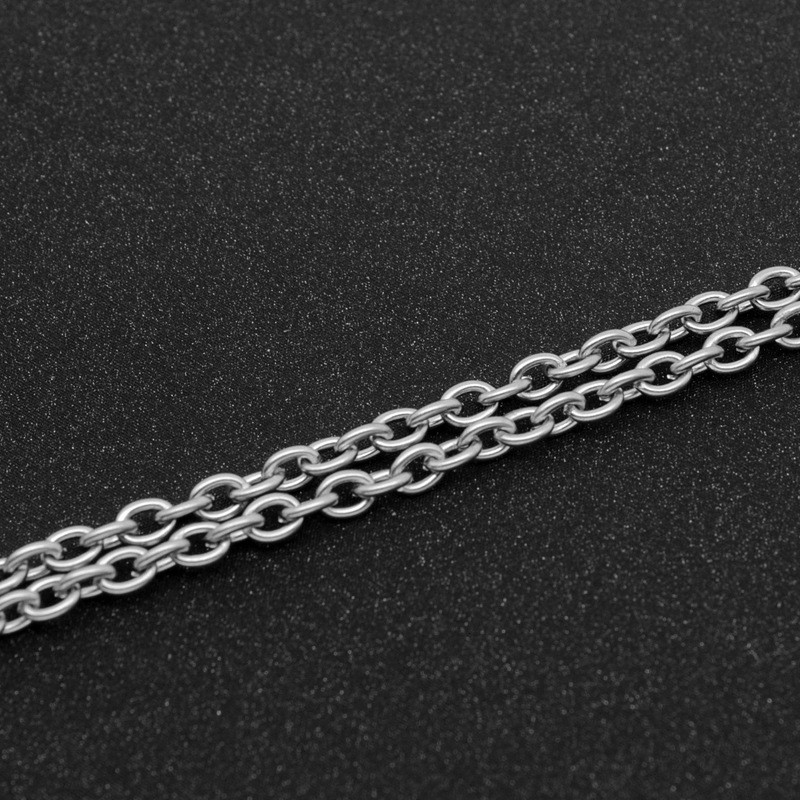 5pcs 1.6/2/2.4/3mm Stainless Steel “O” Rolo Link Chain Women Men Necklace Chains