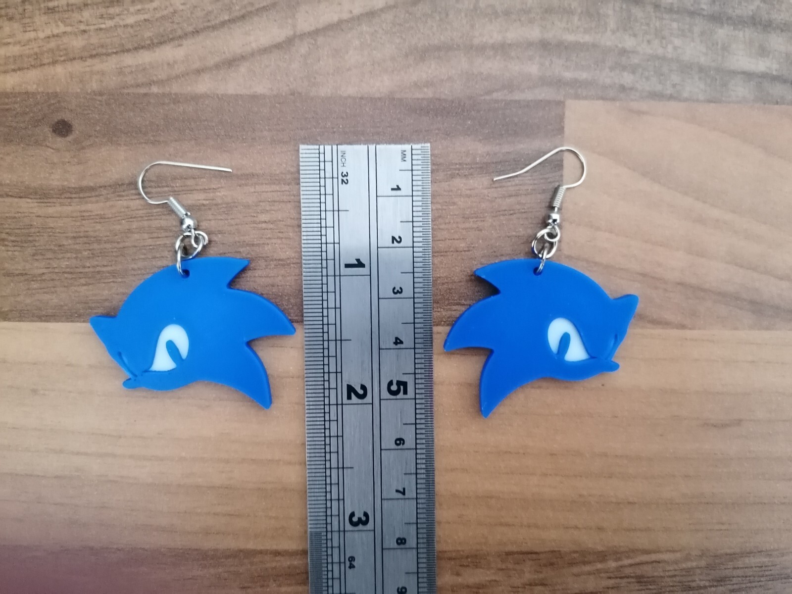 Sonic The Hedgehog – Sonic – Modern Earrings & Necklace 3D Printed Set