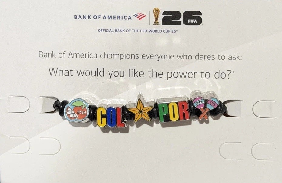 Bank Of America FIFA World Cup 2026 Charm Bracelet COL / POR