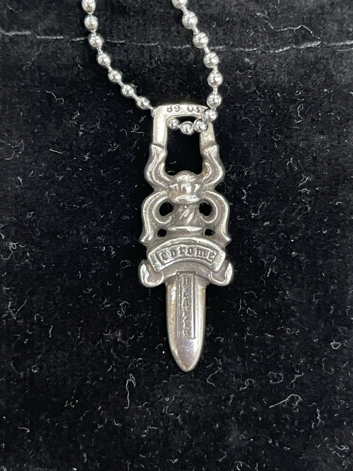 Chrome Hearts Dagger Zipper Pendant